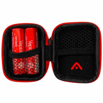 Аккумулятор Vapcell INR18650 3500 mAh 3.7V (Flat Top) – комплект 2 шт. в защитном чехле