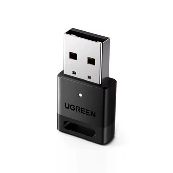 Адаптер Ugreen USB Bluetooth 5.4, Black, CM748, for PC, Receiver & Transmitter, A2DP, AVRCP, HSP, HID, HOGP, PAN, GAP, OPP