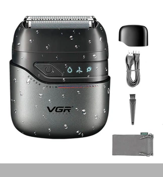 Електробритва з водонепроникними функціями VGR V-380 BLACK (49460-V-380_624)