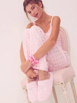 Домашні капці Victoria's Secret PINK x LoveShackFancy Closed-Toe Slippers M 39 р Рожевий (27178642D)
