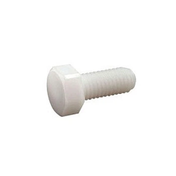 Винт крепежный Болт пластиковий M3x8, шестигранна голівка БІЛИЙ (100pcs) - 655221