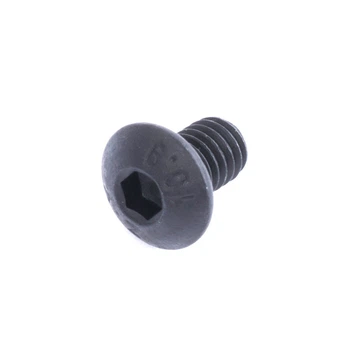 Винт с полукруглой головкой M4x12mm (класс 10.9, черный, внутренний шестигранник, ISO7380) - 365912
