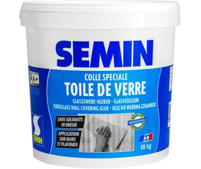 Клей для стеклохолста и стеклообоев COLLE TOILE DE VERRE Semin 10кг