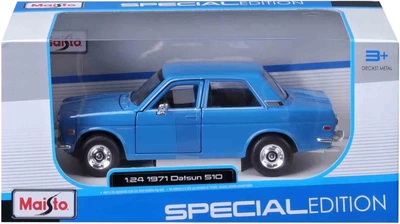 Металева модель автомобіля Maisto Datsun 510 1971 1:24 Синій MST31518BU (090159070306)