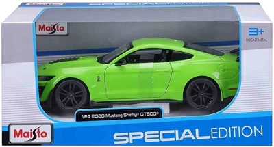 Metalowy model samochodu Maisto Ford Mustang Shelby GT500 2020 Zielony MST31532GN (090159072508)