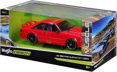 Metalowy model samochodu Maisto Ford Mustang SVT Cobra 1993 1:24 Czerwony MST32549 (090159325499)