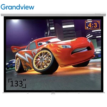 Проекційний екран GrandView CB-P133 4:3 WM5(SSW) настінний стельовий133" 270x203см
