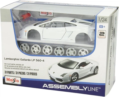 Модель для сборки Maisto Assembly Line Lamborghini Gallardo LP 560-4 1:24 Белый MST39291 (090159392910)