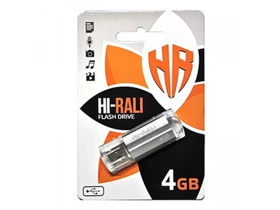 USB флеш накопичувач Hi-Rali Corsair Series Silver (HI-4GBCORSL)