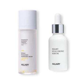 Солнцезащитная сыворотка с витамином С SPF30 Hillary увлажняющая сыворотка для лица гиалуроновая сыворотка (652249)