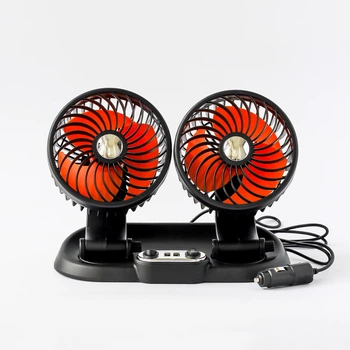 Автомобільний вентилятор з USB-виходом 24 V 13 см 0039