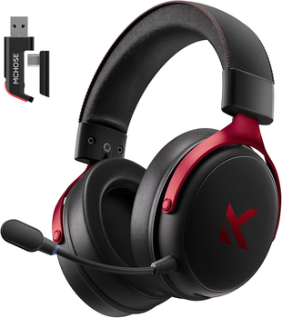 Навушники бездротові MCHOSE V9 Pro Black/Red