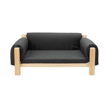 Диван-лежак для собак і кішок з бавовняним матрацом 70 x 44 x h 29 cm DOG&CAT BED MIZU S (A-048238)