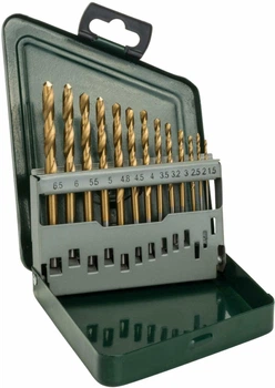 Набор сверл Bosch HSS-TiN DIN 338 у касеті, 13 шт (2607019436)