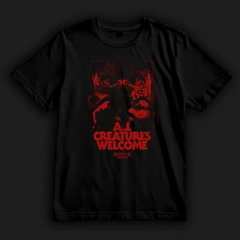 Футболка "Stranger Things". All Creatures Welcome PG10555 goodreclama M