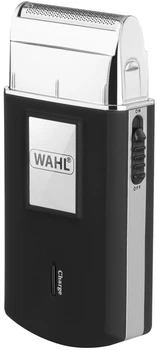 Электрическая бритва WAHL Travel Shaver с сеточной головкой, 1 бритвенной головкой, для сухого бритья, с триммером, черного цвета (630968)