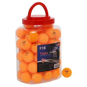 Мяч для настольного тенниса FOX MT-8589-Y (1 шт), Оранжевый, Размер (EU) - 1SIZE