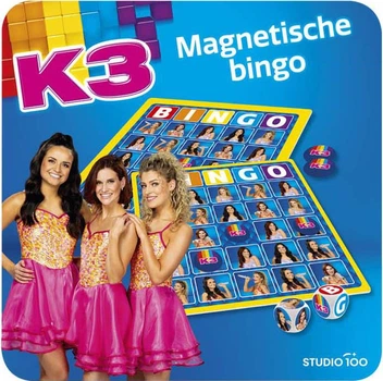 Настільна гра Studio 100 Animation K3 магнітне бінго (5414233255352)