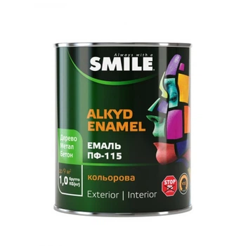 Эмаль алкидная ПФ-115 Smile черная 0,47 кг