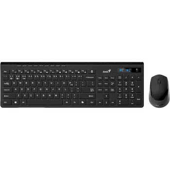 Комплект клавиатуры и мыши Genius SlimStar 8230 Black беспроводной Bluetooth 2.4 GHz 114 клавиш 1200 dpi для ПК и ноутбука (31340015424)
