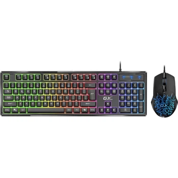 Комплект игровой клавиатура и мышь Genius Scorpion KM-GX3 104 клавиш 2400 dpi USB-A Black (31330011406)