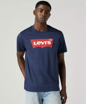Футболка мужская Levi's Logo T-Shirt, синяя, XL