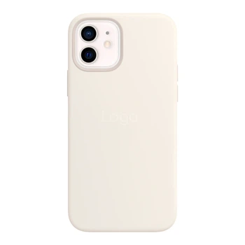 Чохол Silicone Case with MagSafe для iPhone 12/12 Pro White