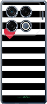 Чохол на Infinix GT 20 Pro Чорно-білі смуги "4461u-3735-70447"