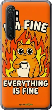 Чохол Xiaomi Mi Note 10 Lite Funny Cat "6786t-1937-70447"
