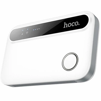 Модем Hoco HI41 Portable Mobile WiFi 4G 150Mbps 1200mAh Белый ABS пластик