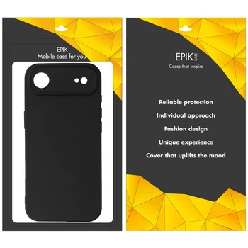 Чехол TPU Epik Black Full Camera для Apple iPhone 17 Air (6.5") Чёрный