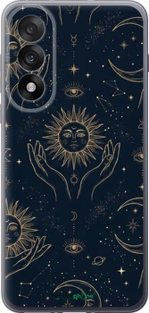 Чехол на OnePlus Nord 5 5G Celestial Harmony: Sun & Moon Gold Mystic Pattern "6778u-4133-70447"