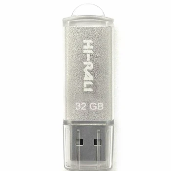 Флешка USB 32GB Hi-Rali Rocket стальной металл для хранения данных