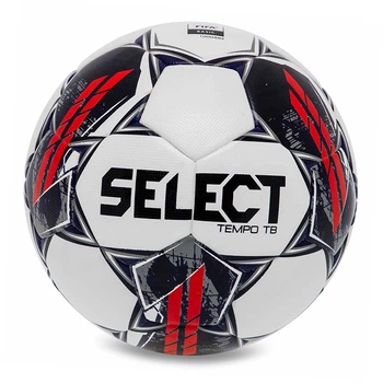 Мяч футбольный Select Tempo TB FIFA Basic V23 TEMPO-5WGR №5 Бело-серый (57609032)