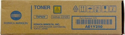 Тонер Konica Minolta Toner AE1Y250 / TNP92Y Yellow (MINT92Y)
