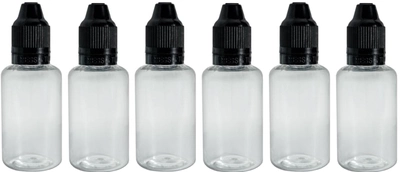 Набор пластиковых прозрачных бутылочек Packgroup 30 мл 6 шт (PG-B30-X6)
