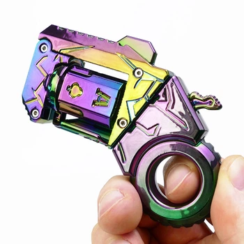 Металевий Антистрес Agent Fidget Gun колір Градієнт Фіджет, Крутилка, Стрілялка (01716)
