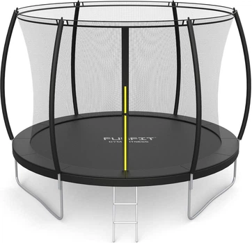 Дитячий садовий батут Funfit 312 см (10FT) з внутрішньою сіткою та сходами, 3120