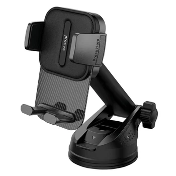 Автодержатель Proove Carbon Clamp Suction Type Car Mount black
