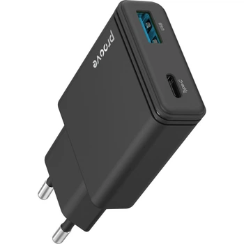 Зарядний пристрій Proove Proove Slender 45W (Type-C + USB) black (WCSL45110001)