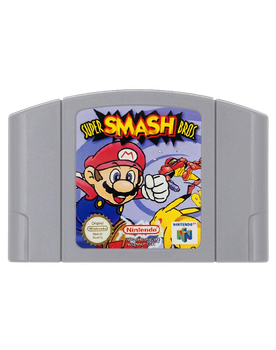Игра Nintendo N64 Super Smash Bros. Europe Английская Версия Только Картридж Б/У