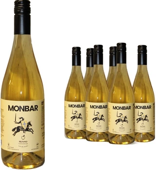 Упаковка сидру Monbar Яблуко напівсухий газований 4.4% 0.75 л х 6 шт (14820289480095)