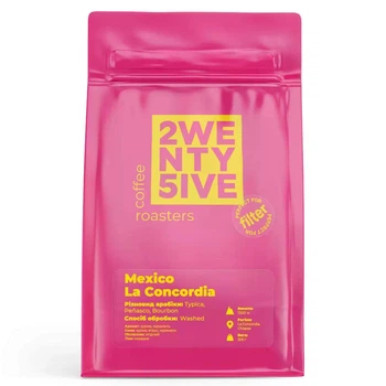 Кава в зернах 25 Coffee Roasters арабіка Mexico La Concordia 200г (фільтр)
