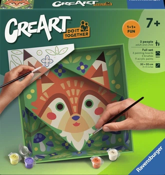 Картина по номерам Ravensburger CreArt Do it together Лиса 12023152 (4005555231523)