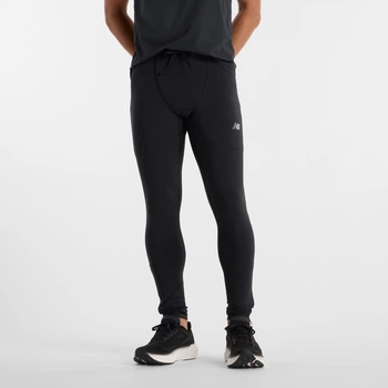 Чоловічі чорні тайтси New Balance NB Sleek Tight 46 (S) (MP51237BK)