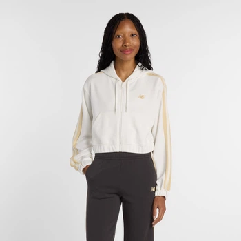 Жіноче біле худі New Balance Interlock Full Zip 38 (M) (WJ61B759SST)