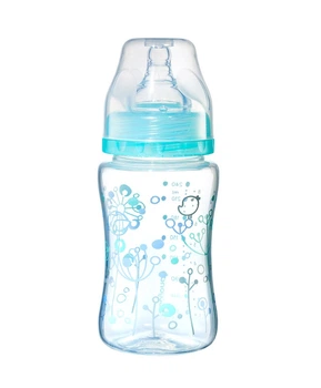 Бутылочка антиколиковая BabyOno 240 мл - Бирюзовый-03 (869)