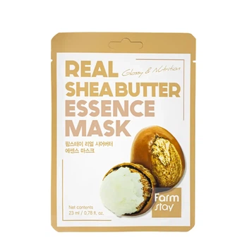 Маска тканая для лица с маслом ши FarmStay Real Shea Butter Essence Mask 23 мл