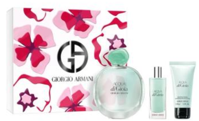 Zestaw damski Giorgio Armani Acqua Di Gioia Woda perfumowana 100 ml + Miniaturka Woda perfumowana 15 ml + Balsam do ciała 50 ml (3614274186000)