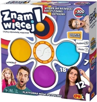 Gra planszowa Epee Znam więcej (edycja polska) (5905896604385)